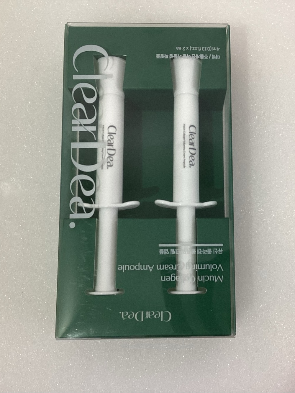 CleareDea White Dual-Applicator Mucin Collagen Voluming Cream Ampoule